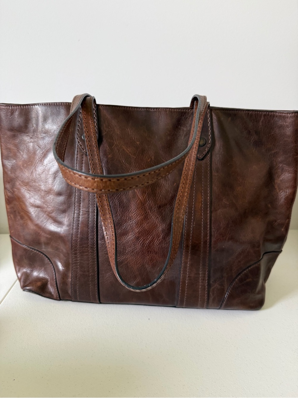 FRYE Melissa Leather Shopper Tote NWOT